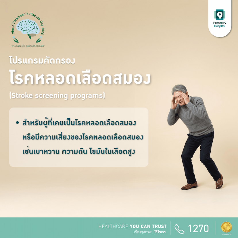 โปรแกรมคัดกรองโรคหลอดเลือดสมอง